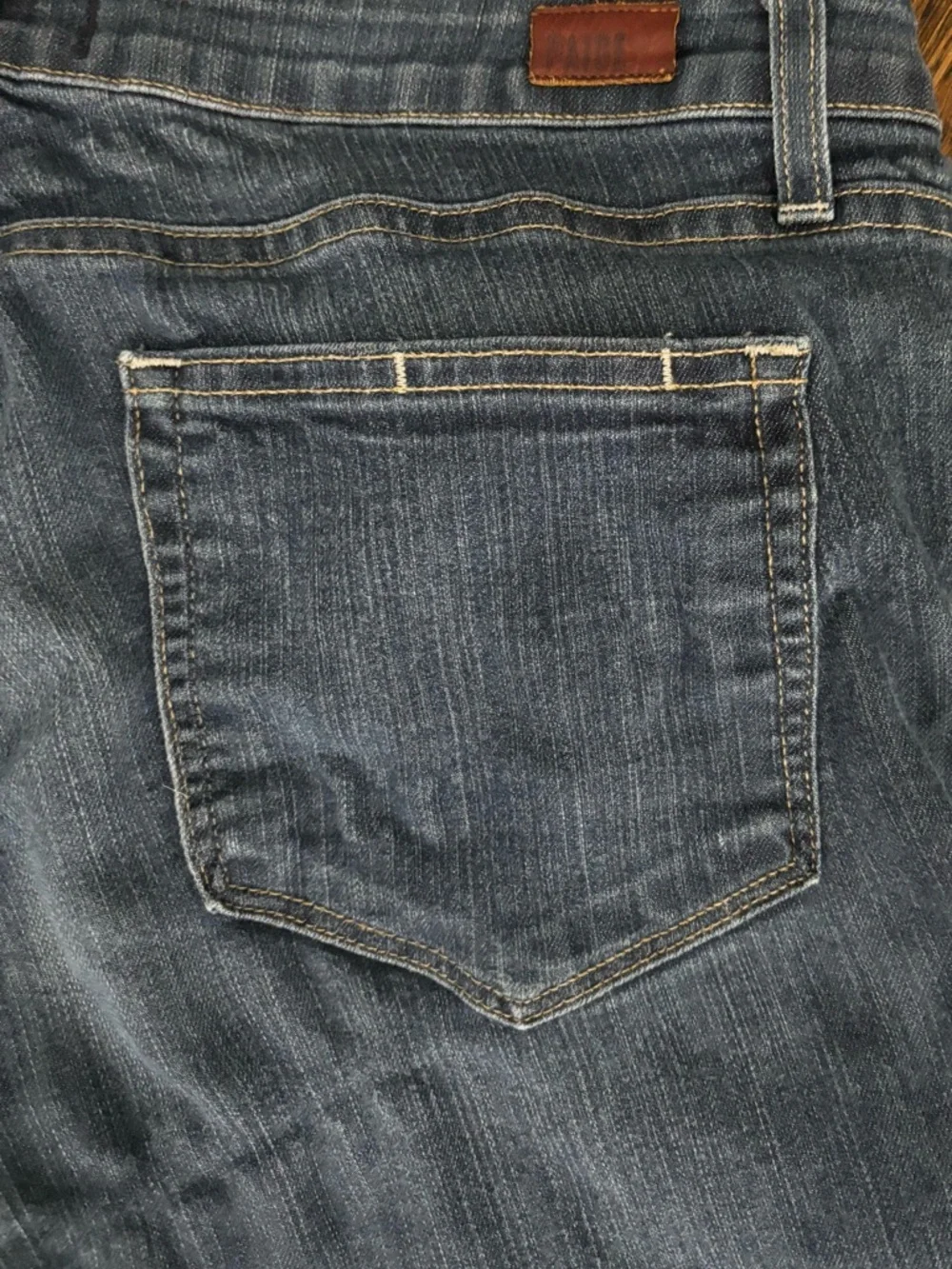 PAIGE‎ Kylie Crop Stretch Denim Blue Jeans Button size 31